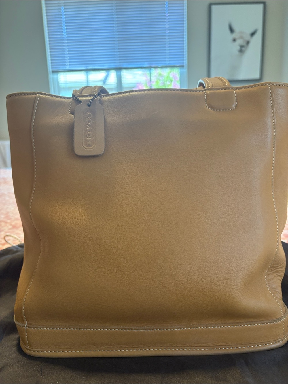 Original vintage Coach bucket bag Camel / Tan color